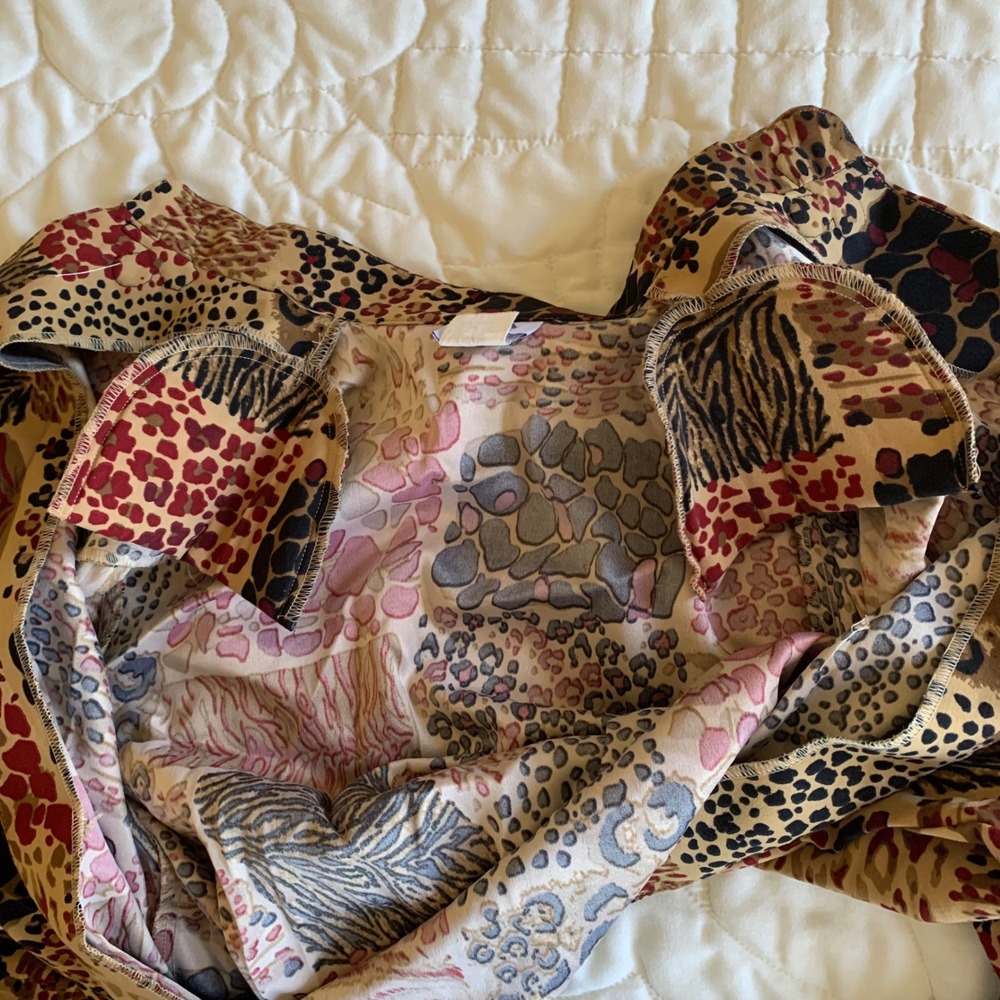 BFA Classics Womens 12 Animal Print Jacket Frog Closure Made USA Safari Vintage - Picture 8 of 8